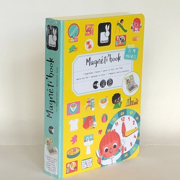 New Sealed Janod Magneti’Book Learn to Tell The Time • 3 to 8 Years - Picture 11 of 13